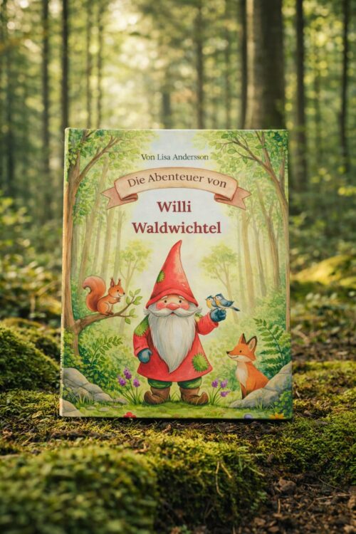 Kinderbuch Die Abenteuer von Willi Waldwichtel von der bindungsorientierten Familienbegleiterin Lisa Kim Menkhaus